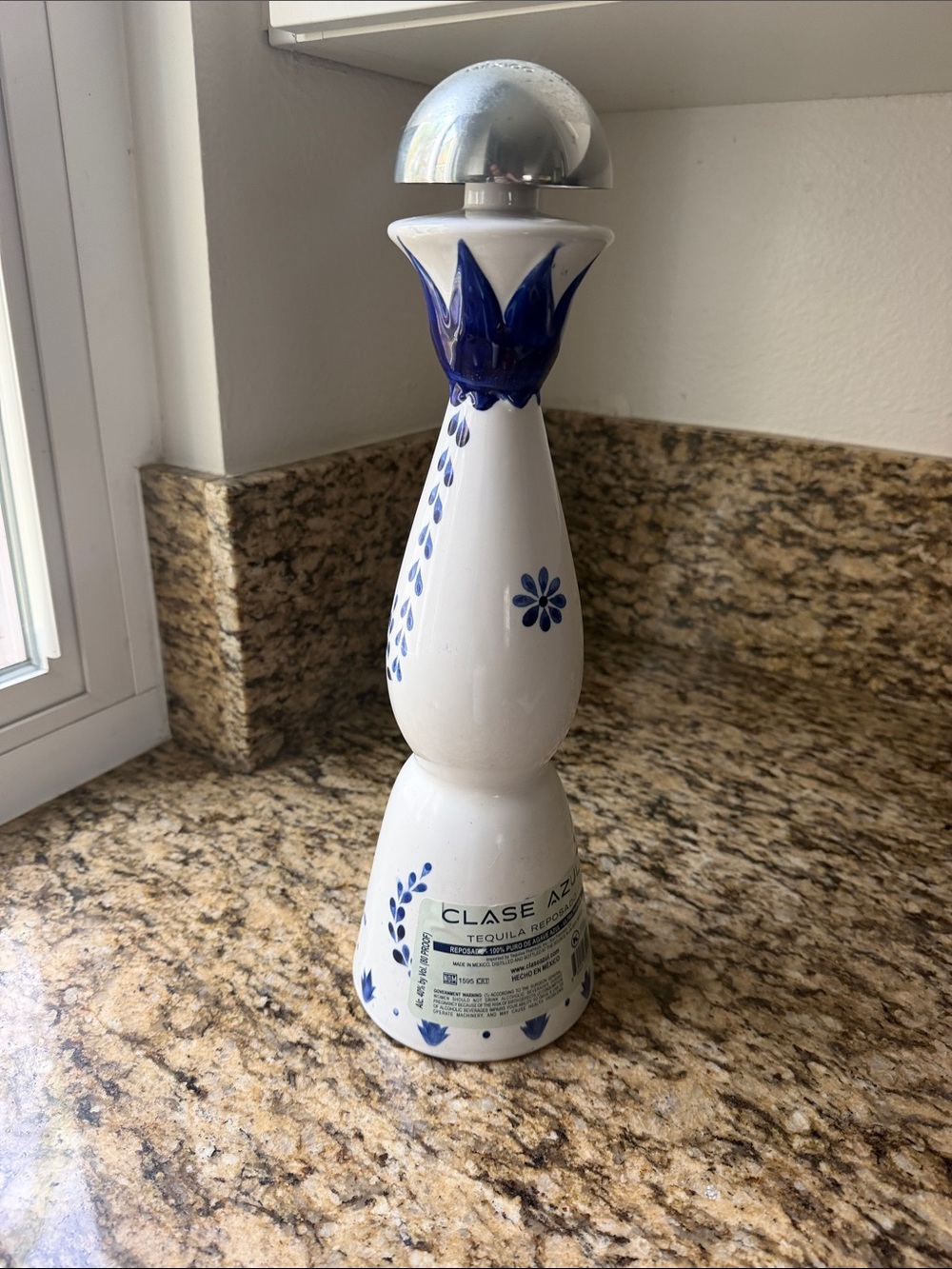 Empty Casa Azul Bottle